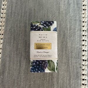 MAYIM Scented Soap Bars BlackBerry Sage & Lemon Basil, 7 Oz (Set Of 2)